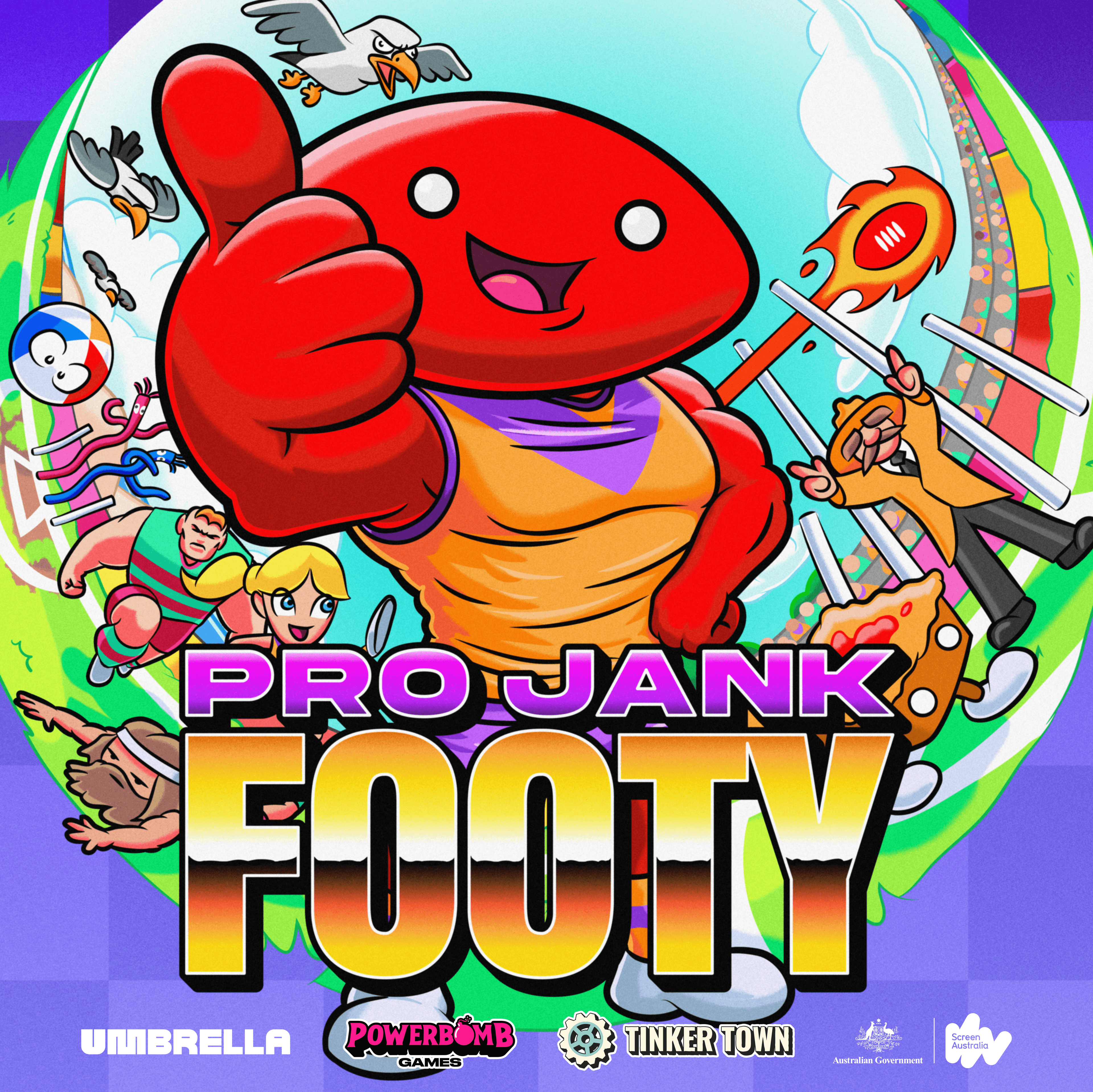 Pro Jank Footy — by David Ashby, Tyler Roach (Powerbomb Games)