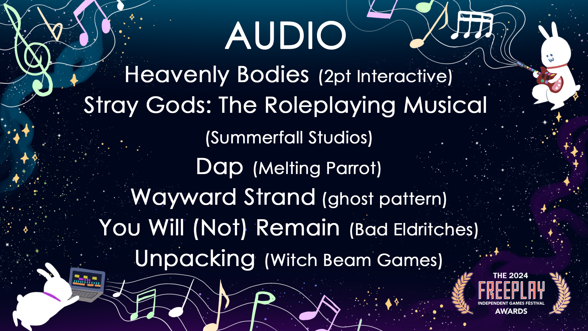 Audio Nominees