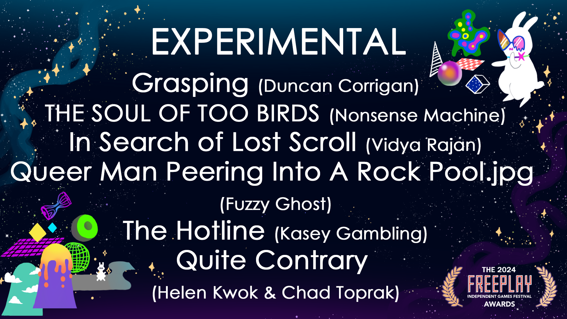 Experimental nominees